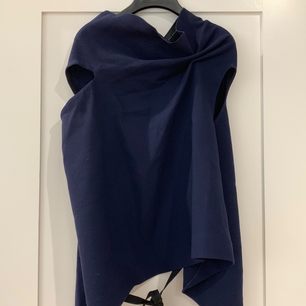 Roland Mouret Eugene Top New Navy